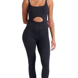 POPSUGAR Black Cutout Jumpsuit